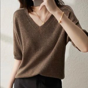Short Sleeve Sweater - Brand New
